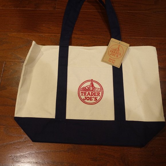 Trader Joe's Reusable Tote Bag  Length - 14 1/2  Width - 20 1/2 - Picture 3 of 4